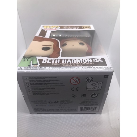 Funko POP! Television -Queen's Gambit Vinyl Figure - BETH HARMON with Rook #1122 - Picture 2 of 8